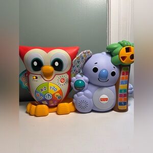 Fisher-Price Linkimals Light-Up & Learn Owl and koala